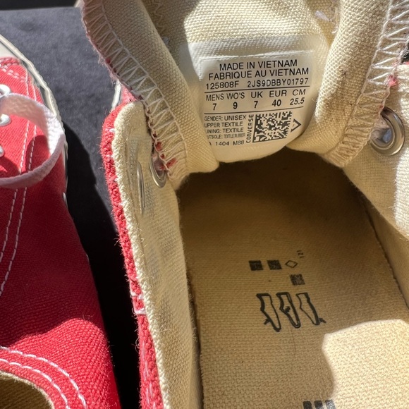Red Converse Chuck Taylor unisex All Star sneakers - Picture 5 of 8